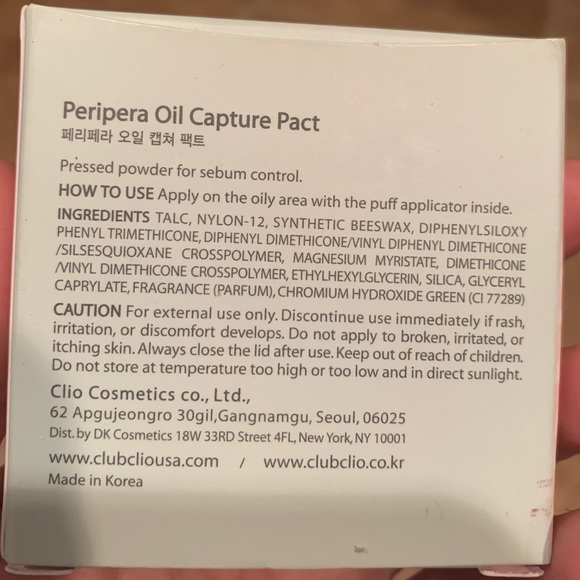 New Peripera Oil Capture Pact Pressed Powder - Picture 6 of 6